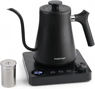 InstaCuppa Electric Gooseneck Kettle with Temp Control