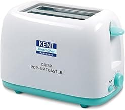 KENT 2 Slice Automatic Pop Up Toaster, 750 Watts