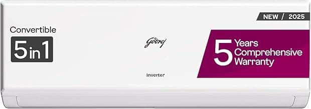 Godrej 1 Ton 3 Star Inverter Split AC with 5-In-1 Cooling