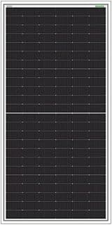 WAAREE 590 Watt TOPCon Bifacial Solar Panel – High-Efficiency N- Type Half-Cut Technology | BIS & IEC Certified | Framed Dual Glass Bifacial Module | 30 Years Output Warranty | Pack of 1 | 590 WATT