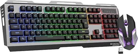ZEBRONICS Transformer PRO Wireless Gaming Keyboard & Mouse Combo