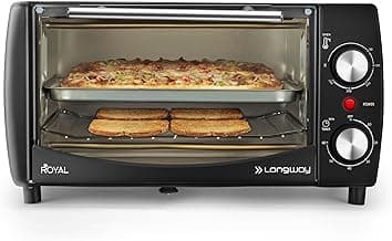 Longway Royal 12L OTG Oven Toaster Griller, Black