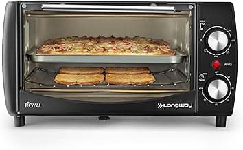 Longway Royal 12L OTG Oven Toaster Griller, Black
