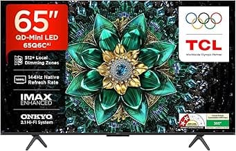 TCL 65" 4K UHD Smart QD-Mini LED Google TV