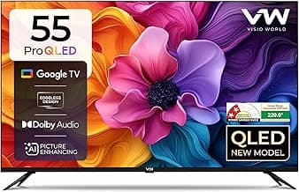 VW Pro Series 55" 4K Ultra HD Smart QLED Google TV