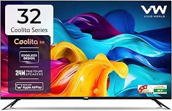 VW 32" Linux Frameless HD Smart LED TV