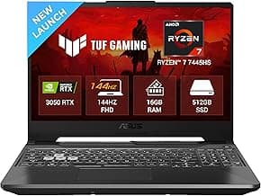 ASUS TUF A15 Gaming Laptop, Ryzen 7, RTX 3050, 16GB RAM